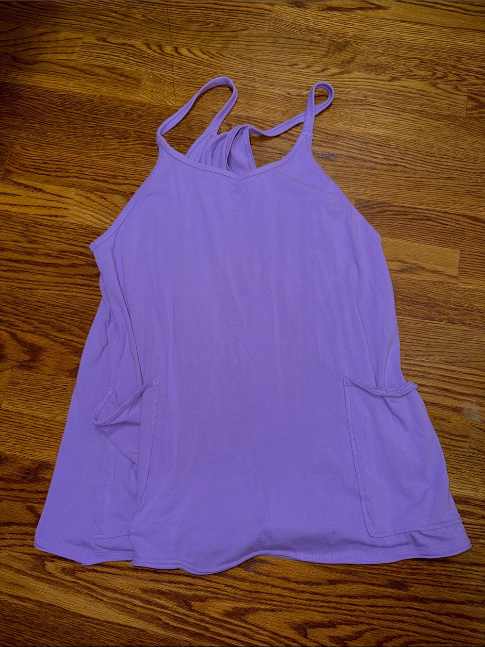 FP Movement by Free People Lavender Mini Dress with Side Pockets